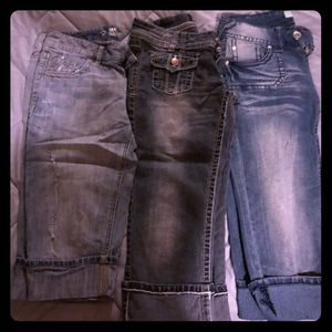 3 jean capris